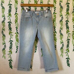 Size 12 Jessica Simpson Kids Capris Light Rolled Crop Skinny End Capris A1